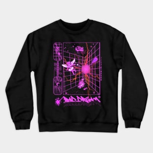 Brutalism Pixel Art Retrofuturistic Vaporwave Design Crewneck Sweatshirt